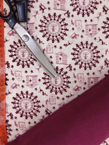 Hand Printed Cotton Fabric Combo FCCSA0030